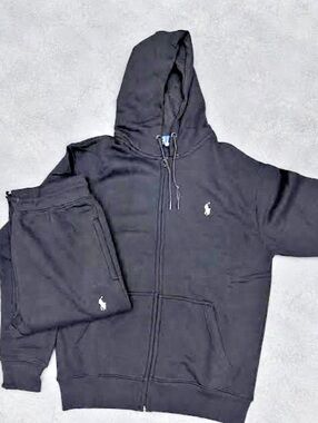 Polo Ralph Lauren hoodie and jogger set in Black Size Small New No Tags
